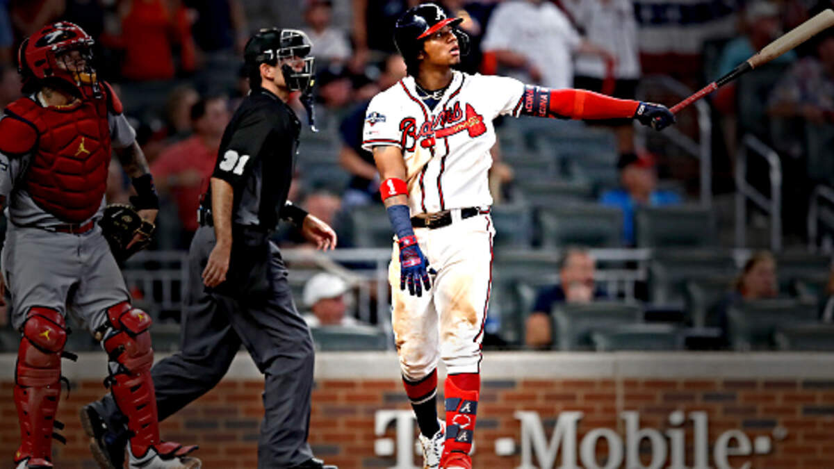 MLB Twitter reacts to Ronald Acuna Jr.'s frustration at not being