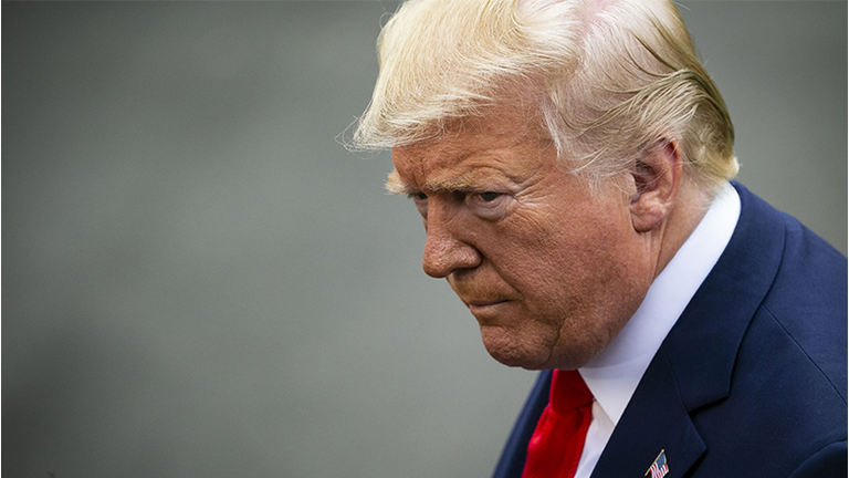 President Trump Departs White House For Florida