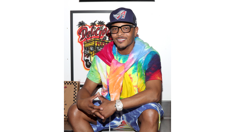 Little Trap House Exhibition Opening Hosted By TI & Karen Civil At Delicious Vinyl