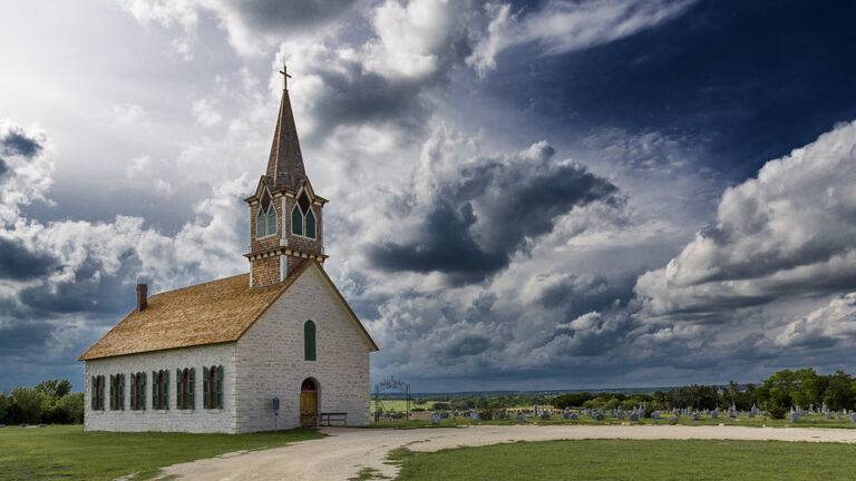 Old rock church