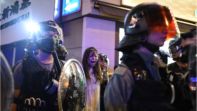 HONG KONG-CHINA-politics-CRIME-unrest