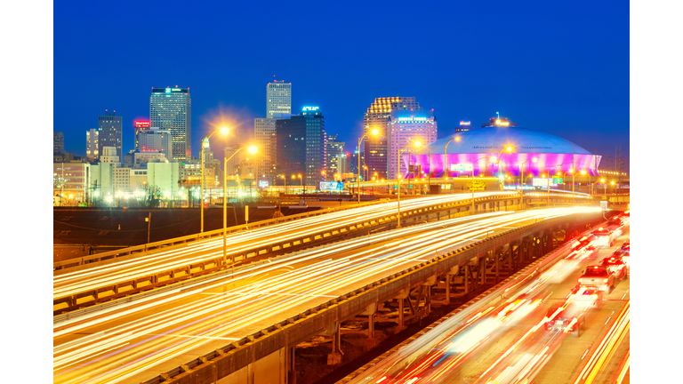 Skyline of New Orleans Louisiana USA