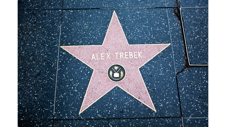 Hollywood Walk Of Fame Star Alex Trebek