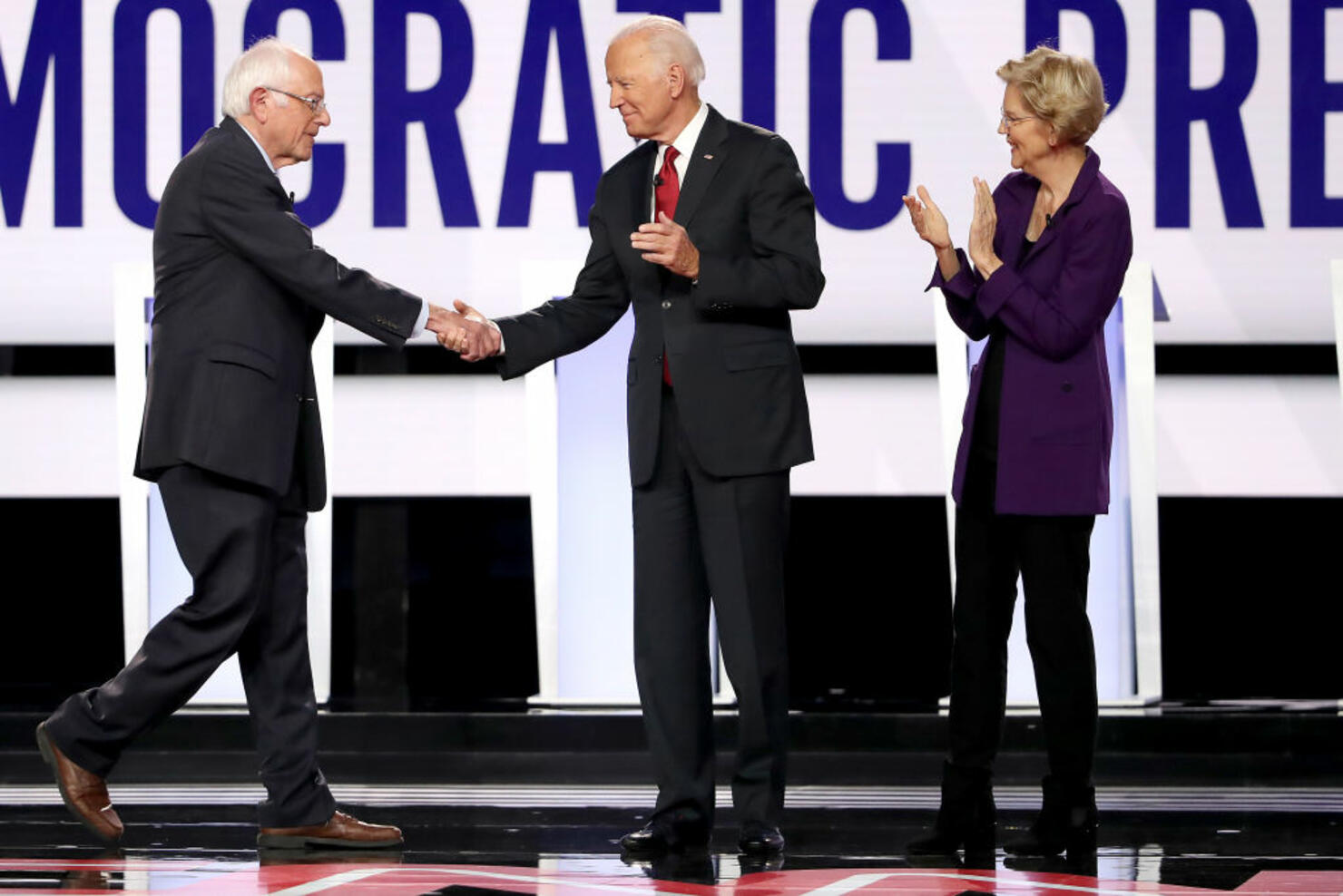 Democratic Presidential Candidates Participate In Fourth Debate In Ohio