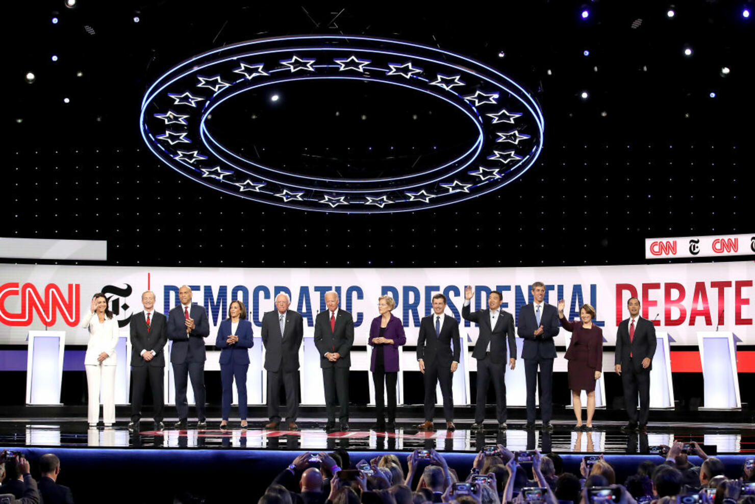Democratic Presidential Candidates Participate In Fourth Debate In Ohio