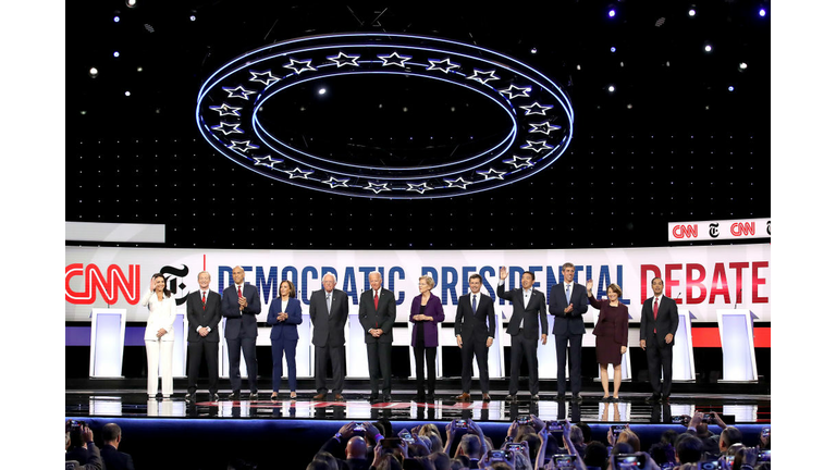 Democratic Presidential Candidates Participate In Fourth Debate In Ohio