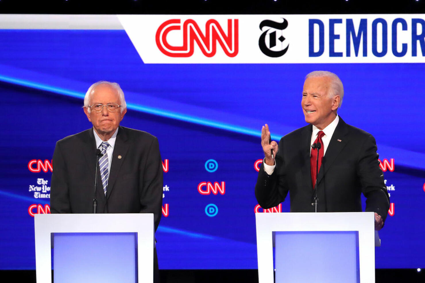 Democratic Presidential Candidates Participate In Fourth Debate In Ohio