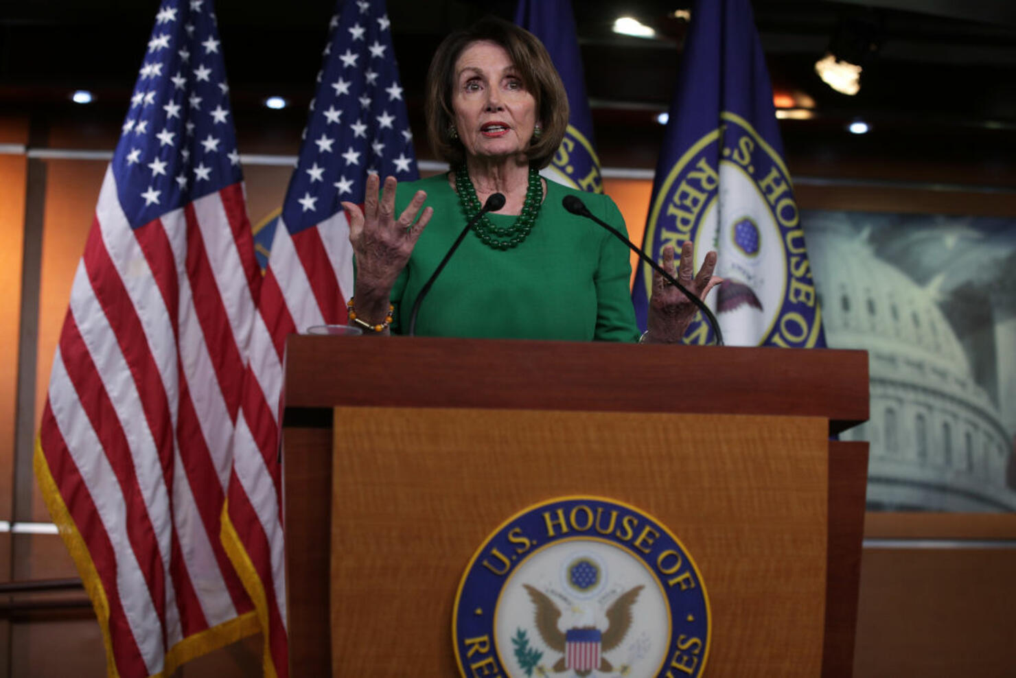 House Democrats Hold Meeting To Discuss Impeachment Inquiry