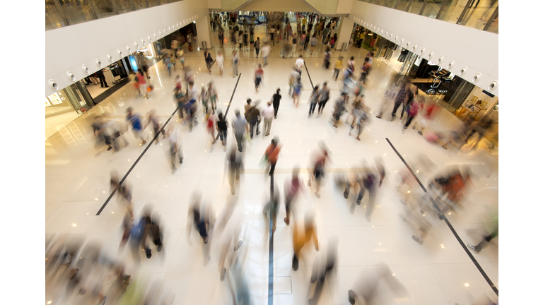 People Walking in Shopping