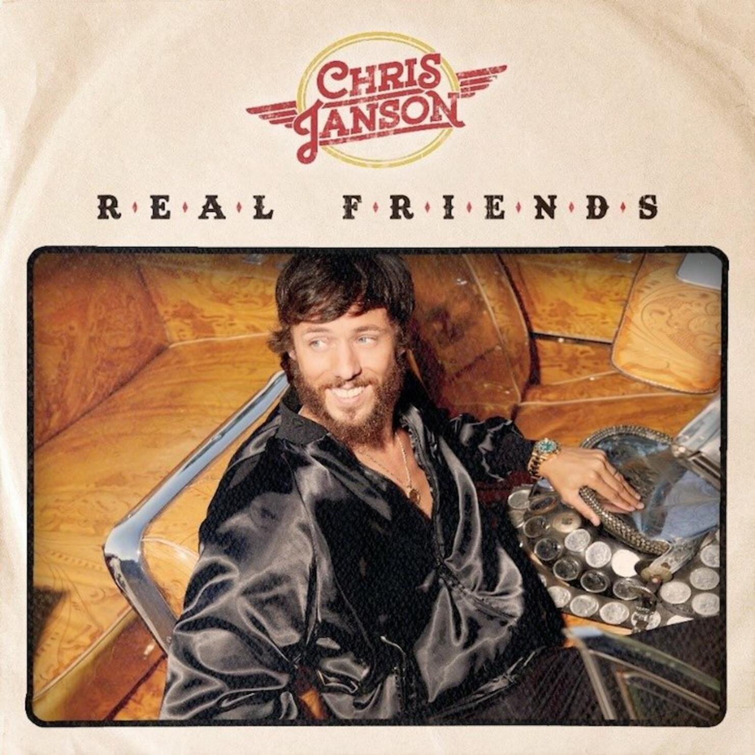 Chris Janson 'Real Friends' Album Cover Art