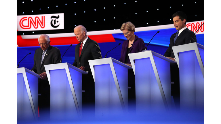 Democratic Presidential Candidates Participate In Fourth Debate In Ohio