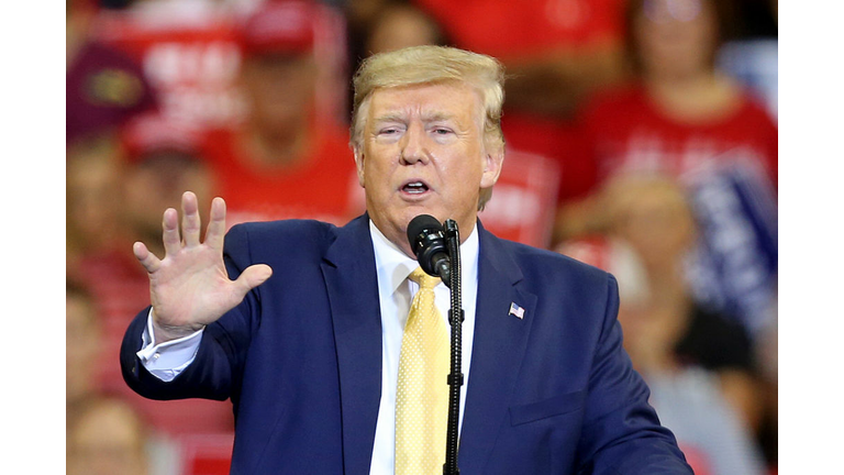 Donald Trump Holds A Campaign Rally In Lake Charles, Louisiana