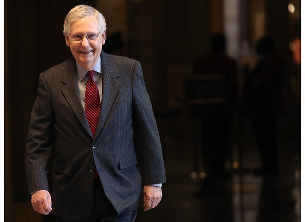 Senate Prepares To Vote On McConnell Amendment To Middle East Security Bill