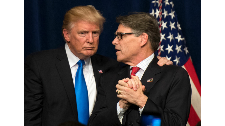 President Donald Trump delivers remarks at the Energy Department in Washington, D.C.