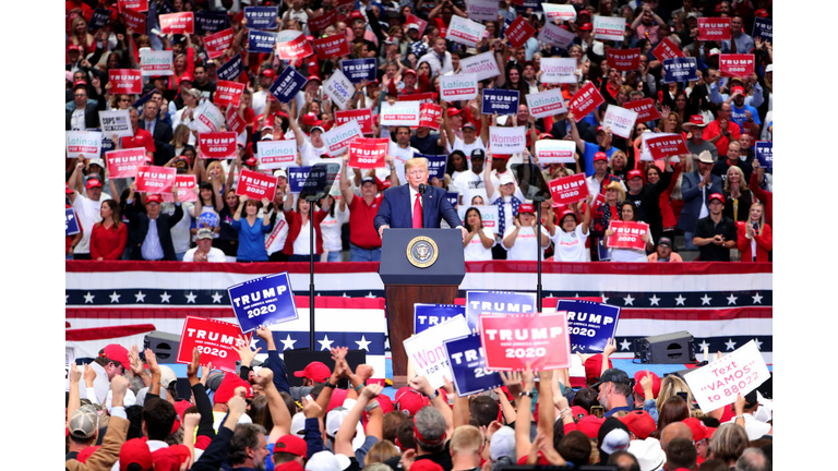 Donald Trump Holds "Keep America Great" Campaign Rally In Dallas