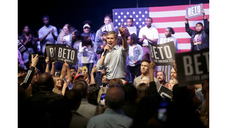 Presidential Candidate Beto O'Rourke Holds A Rally Against Fear To Counter President Trump's Campaign Rally