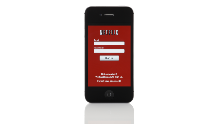 Netflix Login - Apple iPhone 4