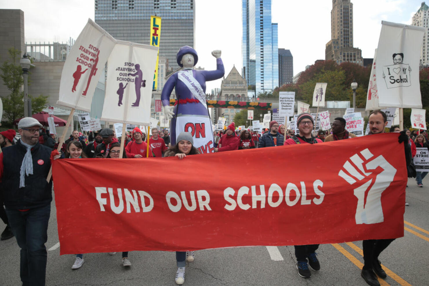 Chicago Public School Teachers Go On Strike