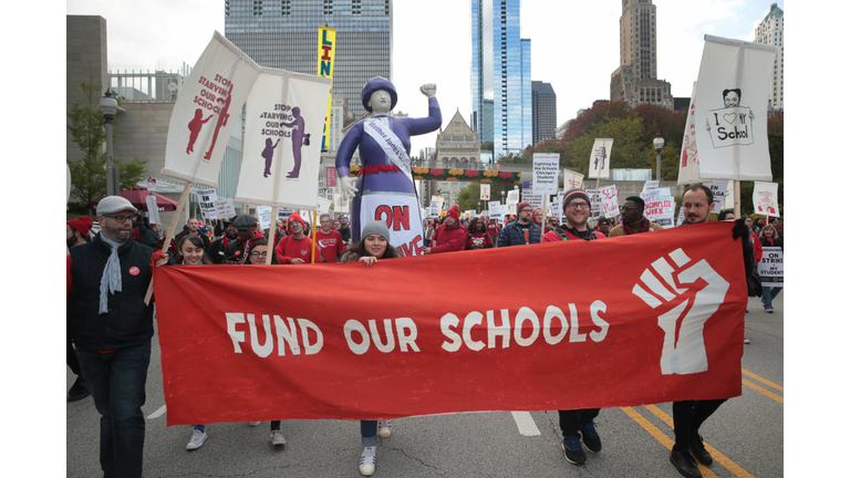 Chicago Public School Teachers Go On Strike