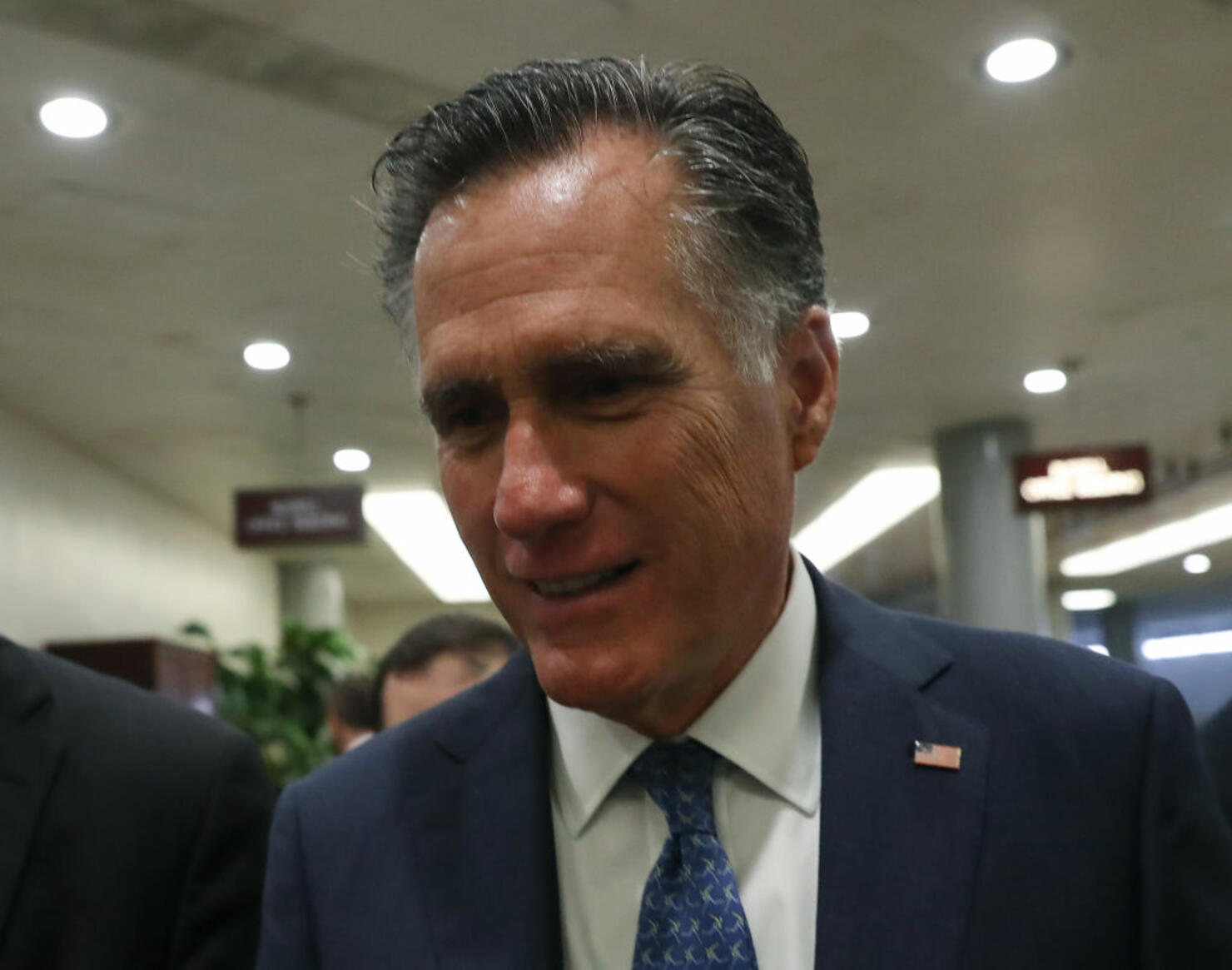 Senators Walk To Vote Ahead Of Policy Luncheons
