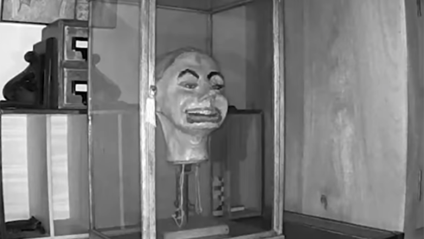 Haunted Ventriloquist Doll Head Seen Blinking Moving Lips In Creepy Video Iheart 