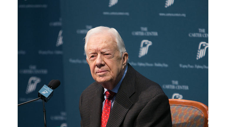 Former President Jimmy Carter Holds News Conference On His Cancer Diagnosis