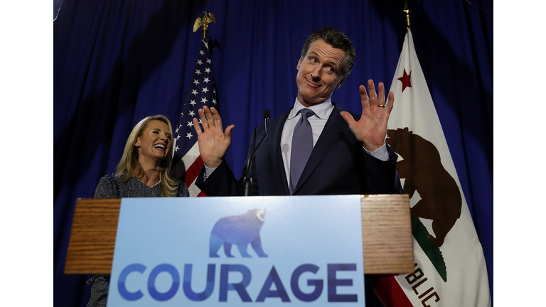 California Gubernatorial Candidate Gavin Newsom Holds Primary Night Event In San Francisco