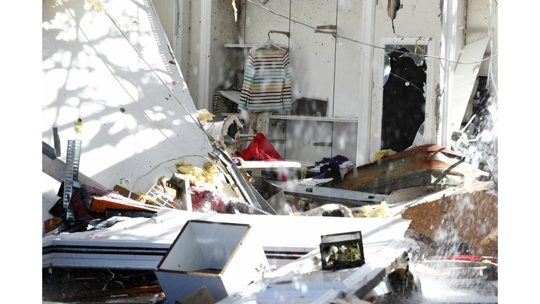 Tornado Leaves Leveled Buildings In Its Wake In North Dallas