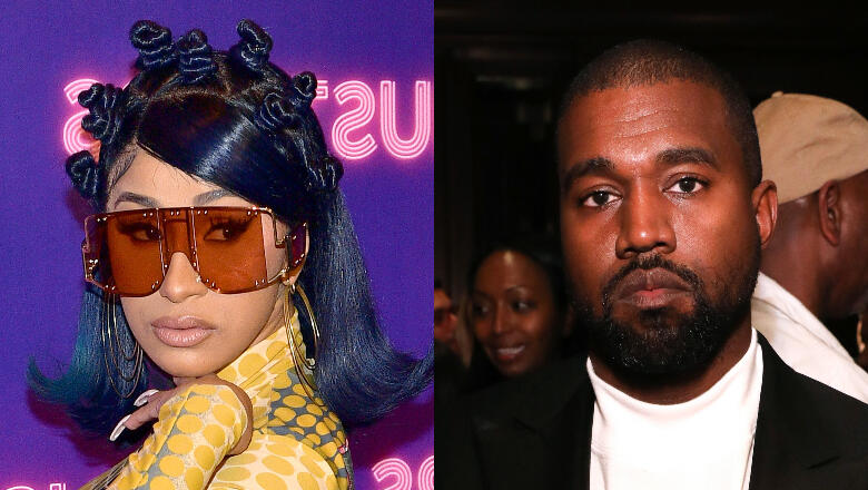 Cardi B Defends Kanye West After Comedian Says He 'Fell Off' | IHeart