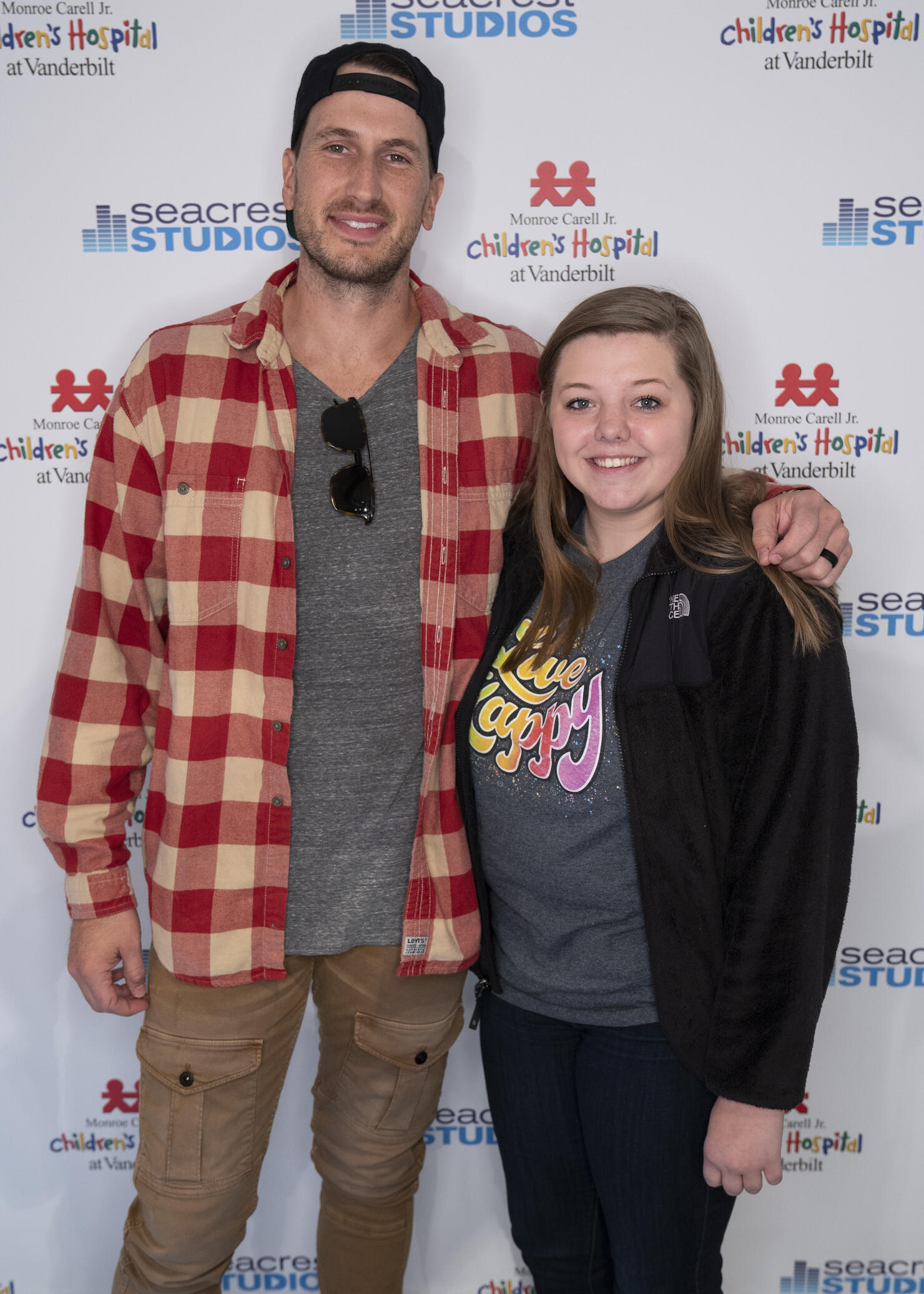 Russell Dickerson and Cody Alan at Seacrest Studios at Monroe Carell Jr. Children’s Hospital at Vanderbilt.