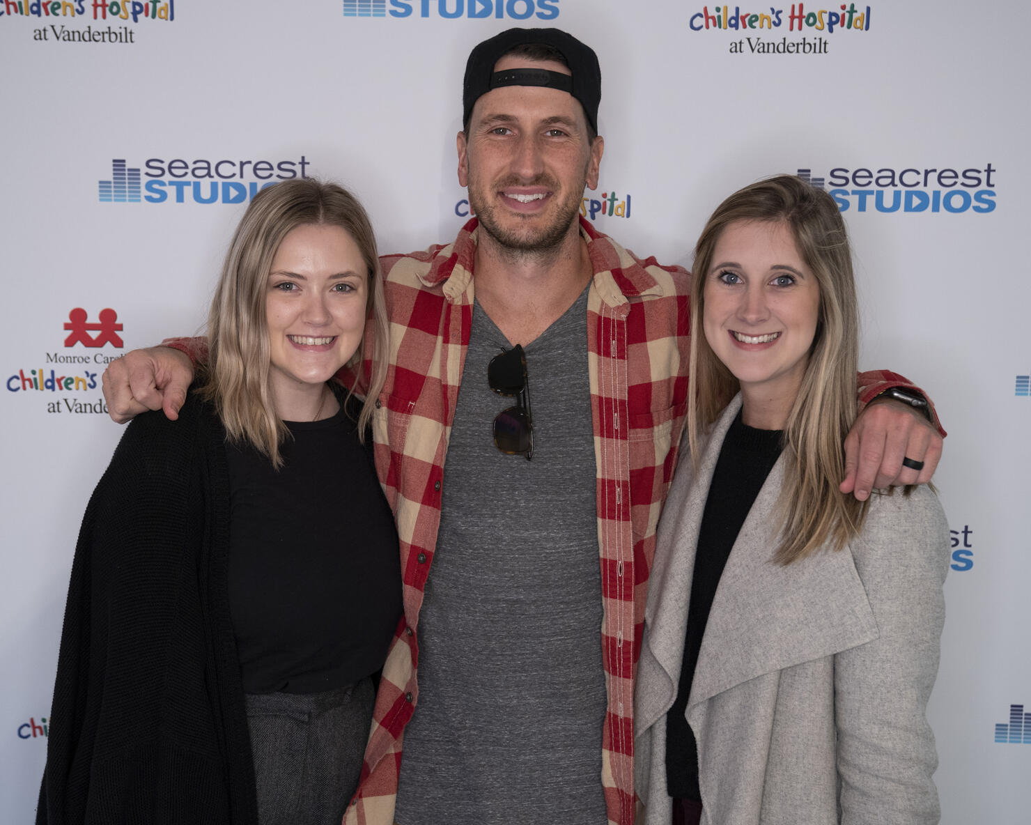 Russell Dickerson and Cody Alan at Seacrest Studios at Monroe Carell Jr. Children’s Hospital at Vanderbilt.