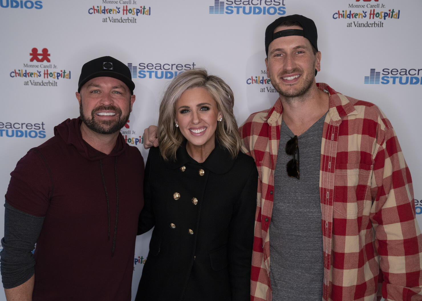 Russell Dickerson and Cody Alan at Seacrest Studios at Monroe Carell Jr. Children’s Hospital at Vanderbilt.