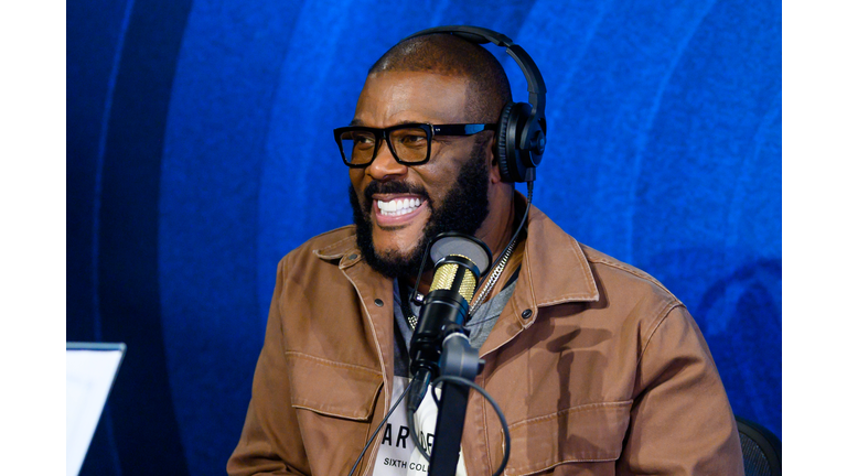Tyler Perry Visits The SiriusXM Hollywood Studios in Los Angeles