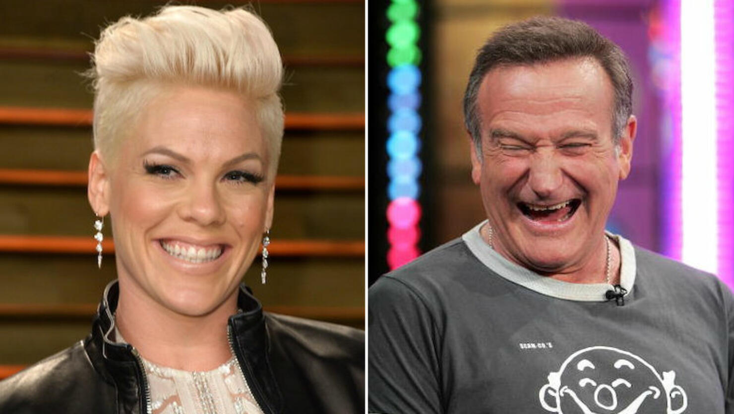 Pink Recalls Robin Williams Hilariously Cheering Her Up After Grammy ...