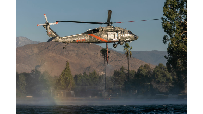 "Extreme" Santa Ana Winds Spark New Wildfires In Southern California