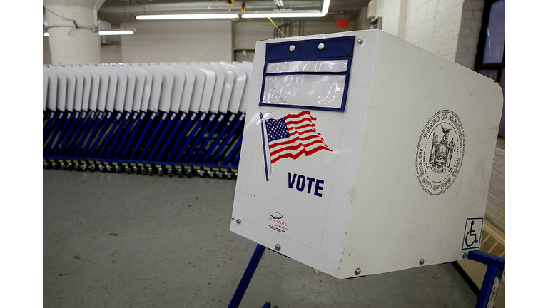 Polling Machines Are Prepared For Tuesday's Presidential Election