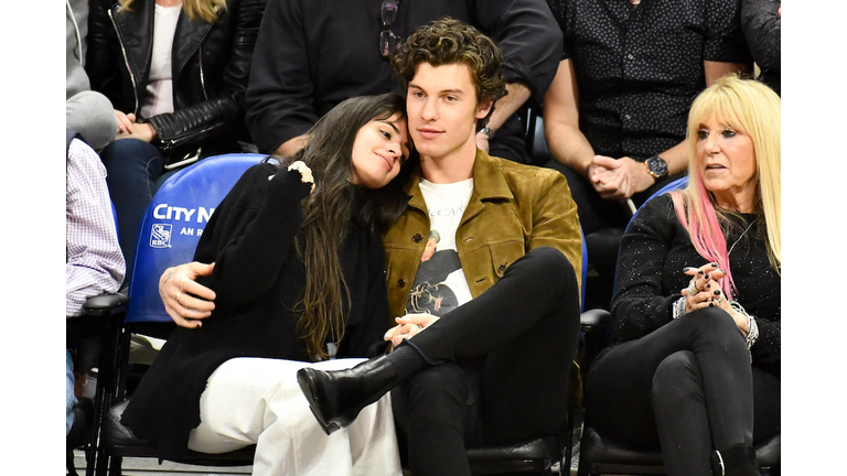 Celebrities At The Los Angeles Clippers Game