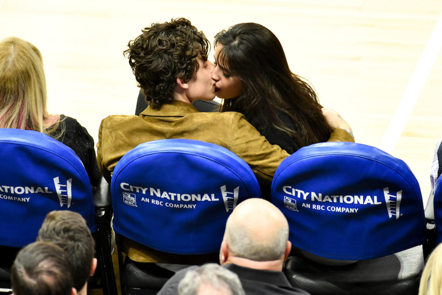 Celebrities At The Los Angeles Clippers Game