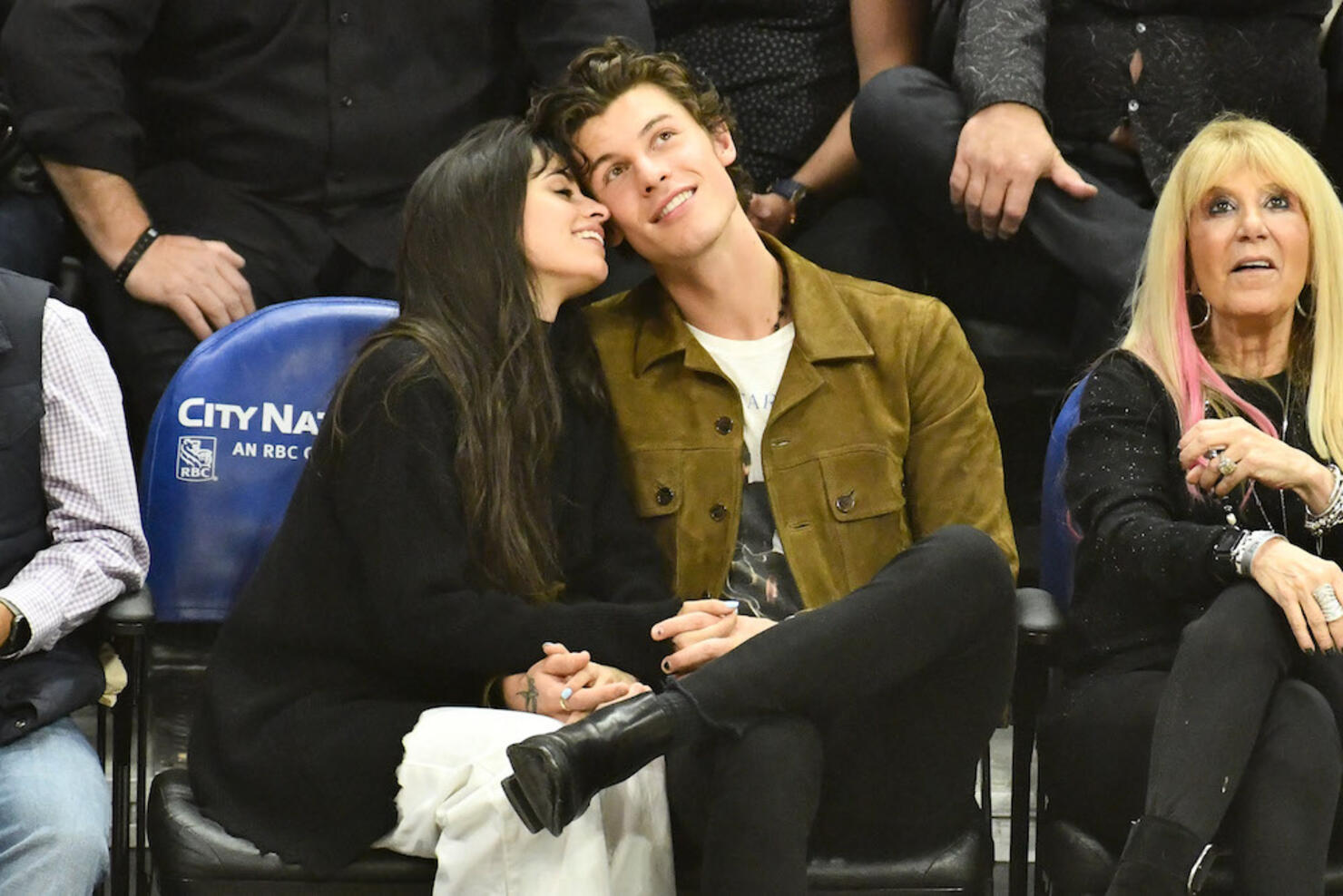 Celebrities At The Los Angeles Clippers Game