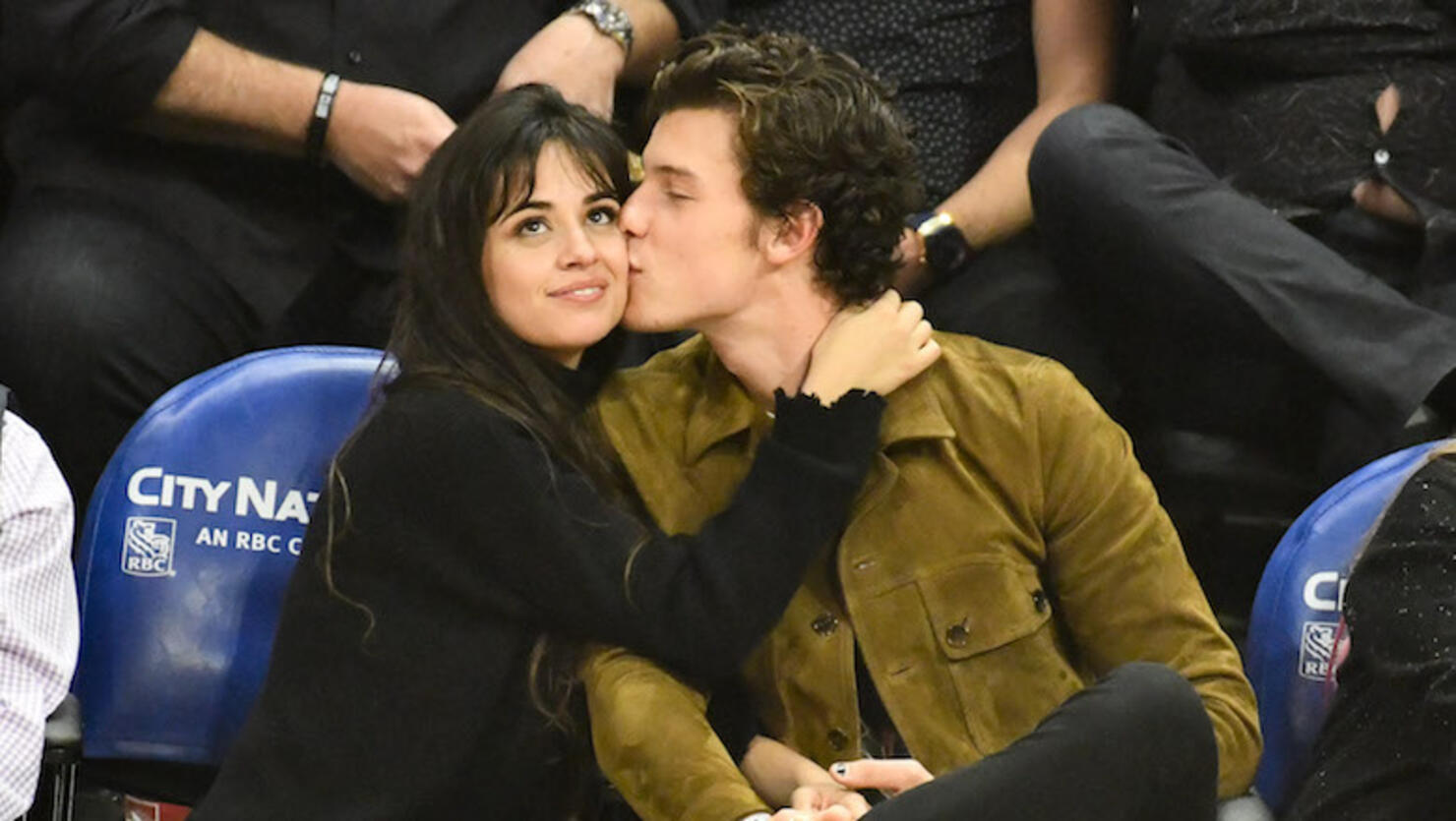 Celebrities At The Los Angeles Clippers Game