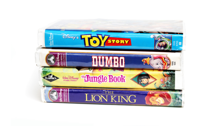 Disney vintage VHS tapes