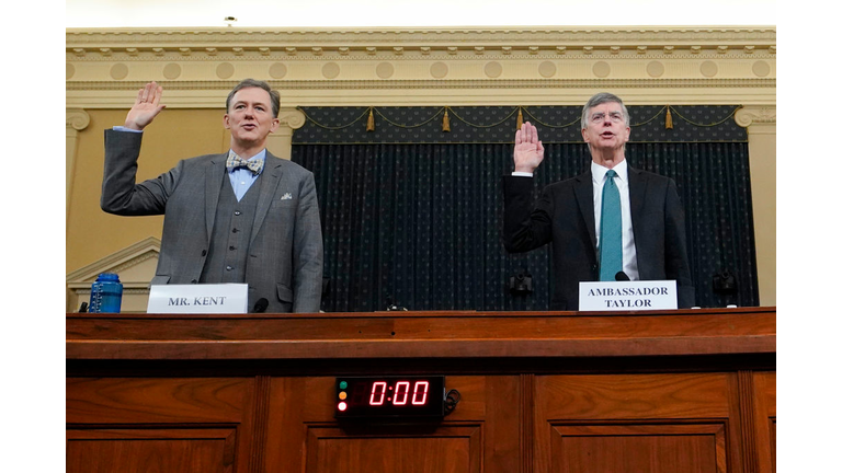 Amb. William Taylor And Deputy Assistant Secretary Of State George Kent Testify At Impeachment Hearing