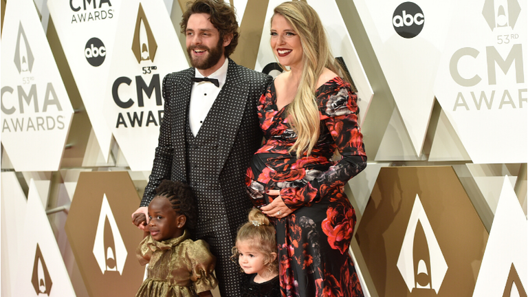 Thomas Rhett's Daughters Shined Bright On The CMA Awards Red Carpet