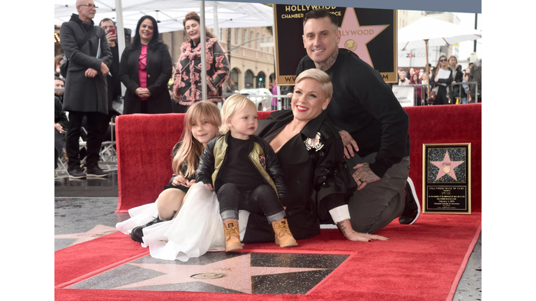 Pink Honored With Star On The Hollywood Walk Of Fame