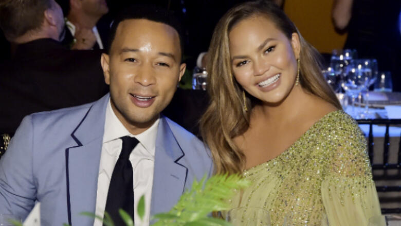 Chrissy Teigen Scares John Legend While He Guest Hosts Ellen Iheart 2415