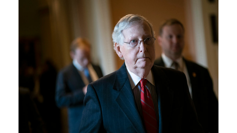 Senate Lawmakers Speak To The Press After Weekly Policy Luncheons