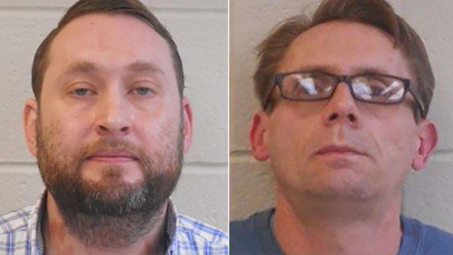 Bradley Rowland, 40, left, and Terry Bateman, 45,