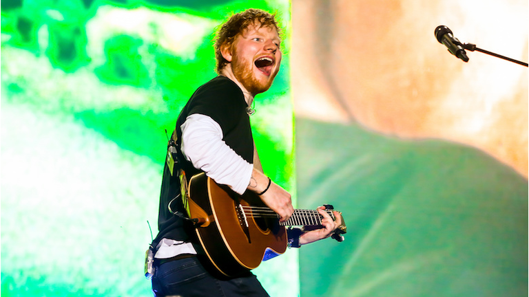 Edward Christopher Sheeran, English singer, songwriter,