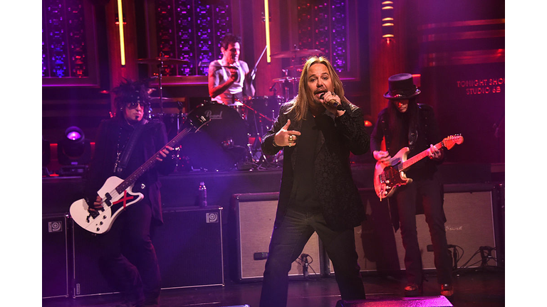 Motley Crue Visits "The Tonight Show Starring Jimmy Fallon"