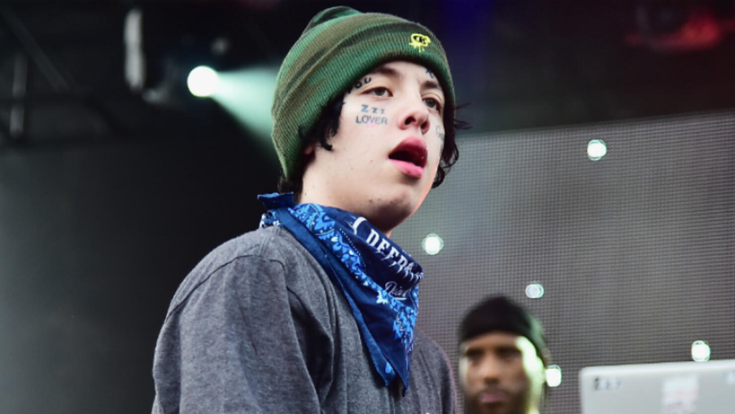 Rapper Lil Xan Reveals New Face Tattoo Dedicated to Mac Miller